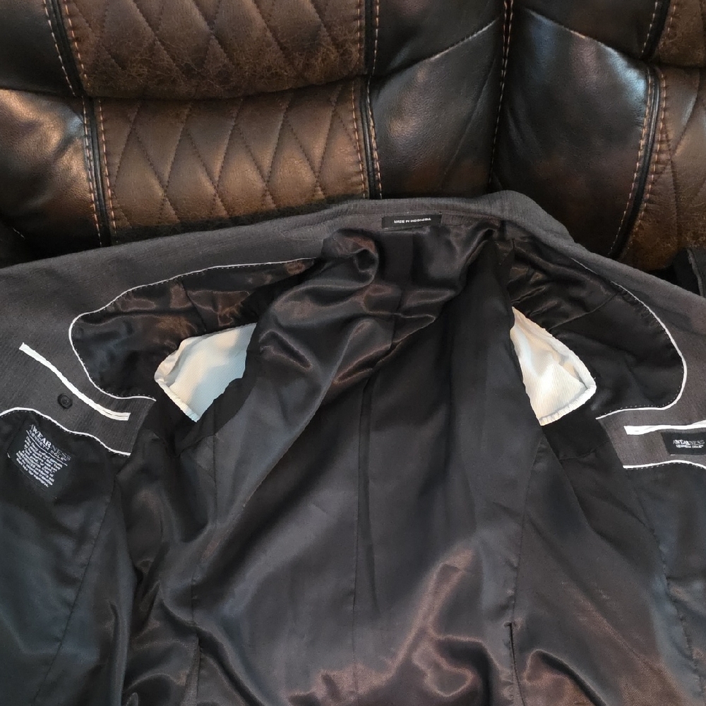 Kenneth Cole Black Suit Jacket with matching pants.